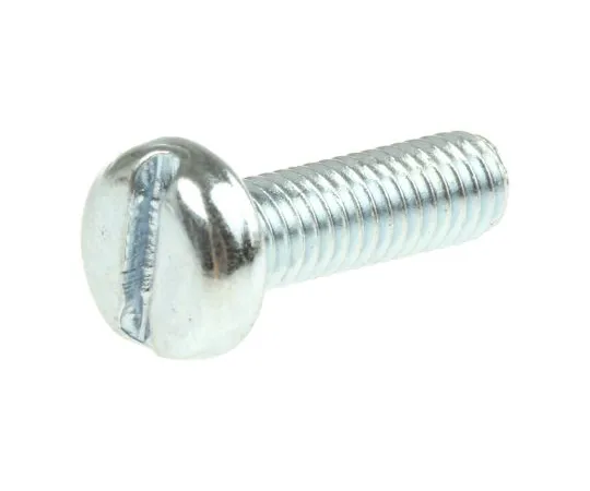 63-6705-60 RS PRO, M3 Pan Head, 10mm Steel Slot Bright Zinc Plated 560-760