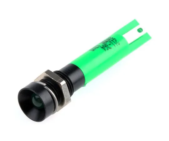 63-6587-31 RS PRO Green Indicator, 24 V dc, 8mm Mounting Hole Size, Solder Tab Termination 211-364