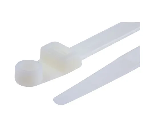 63-6711-38 RS PRO Natural Cable Tie Nylon Screw Mount, 317.2mm x 7.8 mm 601-108