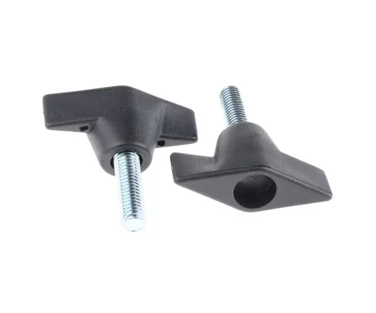 63-6717-12 RS PRO Black Wing Clamping Knob, M8 686-070