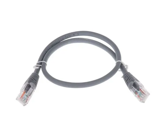 63-6704-43 RS PRO Grey LSZH Cat5e Cable U/UTP, 500mm Male RJ45/Male RJ45 Terminated 557-503