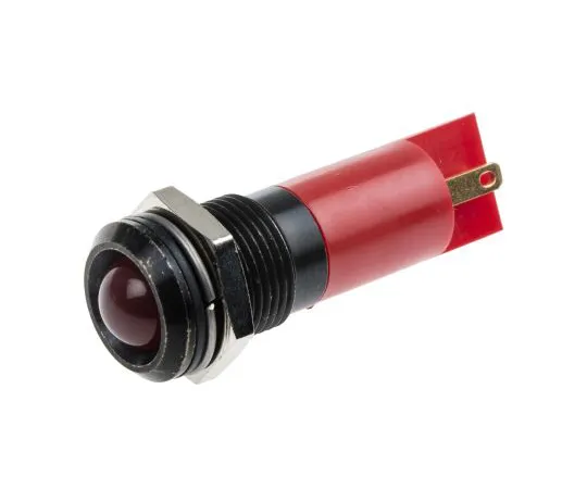 63-6581-57 RS PRO Red Indicator, 12 V, 16mm Mounting Hole Size, Solder Tab Termination 203-969