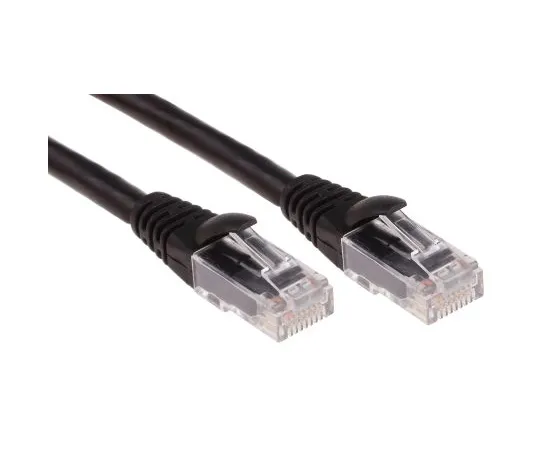 63-6702-51 RS PRO Black Cat6 Cable, U/UTP, Male RJ45/Male RJ45, Terminated, 1m 556-219