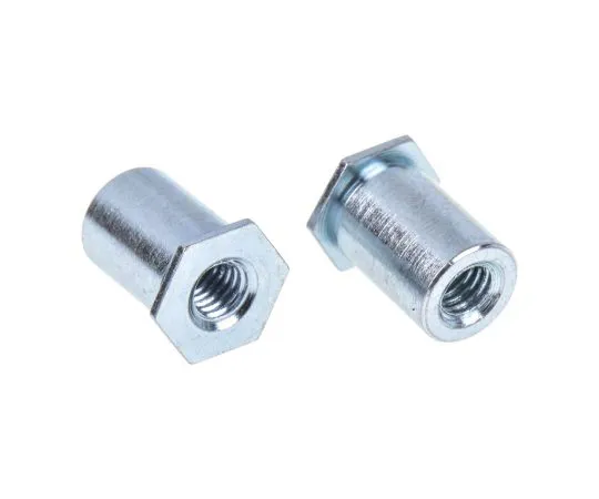 63-6733-47 RS PRO Steel Clear Passivated, Zinc Self-Clinching Standoff, M3 827-530