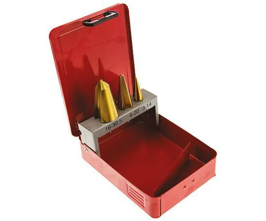 63-6593-33 RS PRO 3 Piece Metal Step Drill Bit Set, 3mm to 30in 221-579