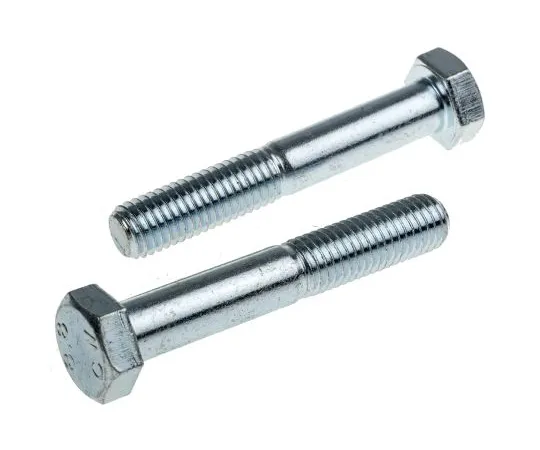63-6612-20 Clear Passivated, Zinc Steel Hex Bolt, M12 x 75mm 279-824