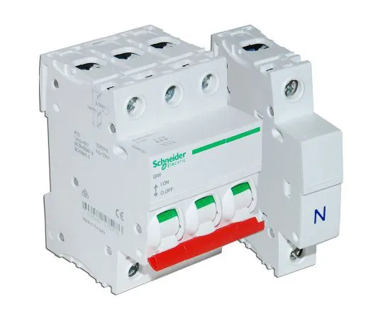 63-7041-56 3 + N Pole DIN Rail Switch Disconnector, 125 A, IP20, IP55 SEA91253N