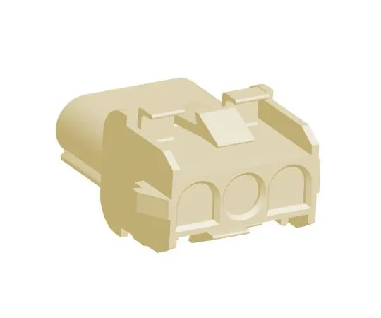 63-6966-64 Connector housing scalpel 3 poles 1 row 6.35 mm Maiten lock 2178474-2