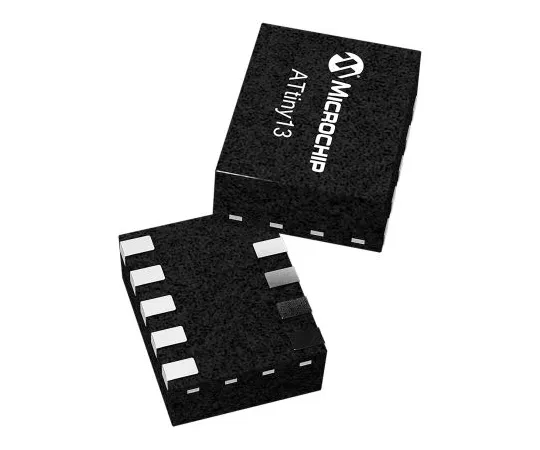63-7028-36 Microchip Technology ATTINY13-20SSU, 8bit AVR Microcontroller, 20MHz, 1 kB Flash, 8-Pin JEDEC SOIC ATTINY13-20SSU