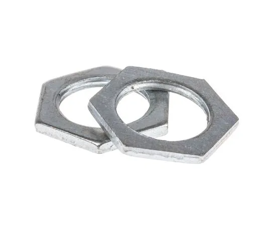 63-6713-56 RS PRO Silver Steel Cable Gland Locknut, M20 Thread 621-118
