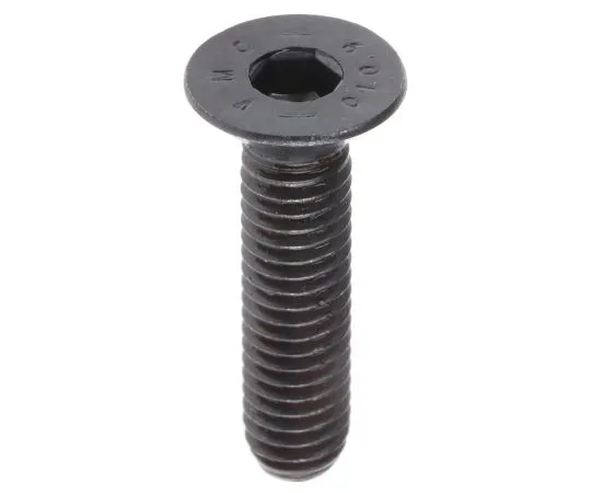 63-6612-90 RS PRO M6 x 25mm Hex Socket Countersunk Screw Black, Self-Colour Steel 281-524
