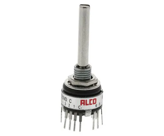 63-7354-08 TE Connectivity, 6 Position DP Rotary Switch, 400 mA @ 20 V, Through Hole MRJE2604