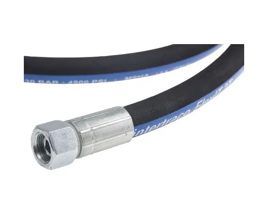 63-6762-59 1458mm Synthetic Rubber Hydraulic Hose Assembly, 330bar Max Pressure 110-2007
