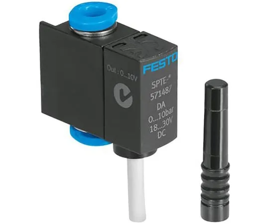 63-6998-48 Festo Pressure Switch, Push In 4 mm 0bar to 10 bar SPTE-P10R-Q4-V-2.5K