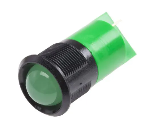 63-6587-38 RS PRO Green Indicator, 24 V ac/dc, 22mm Mounting Hole Size, Solder Tab Termination 211-437