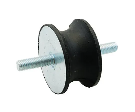 63-7007-86 RS PRO 25mm Stud Mount M8 30mm Diameter 13kg Compression Load, Male to Male Natural Rubber 126-4278