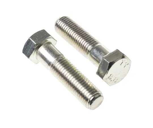 63-6612-25 Clear Passivated, Zinc Steel Hex Bolt, M16 x 60mm 279-880