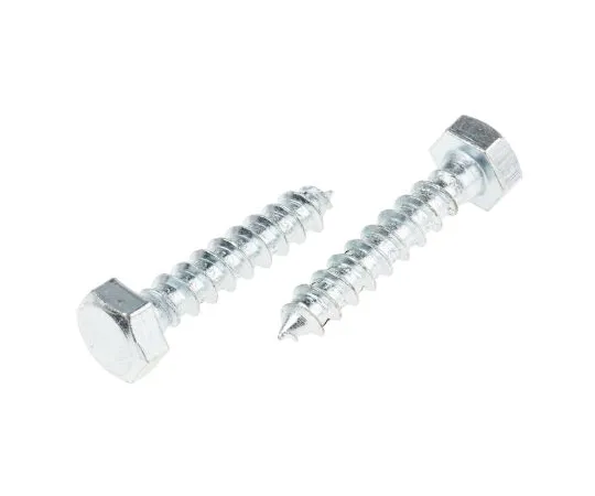 63-6732-83 RS PRO Hex Coach Screw, Steel Bright Zinc Plated, 8mm x 40mm 824-941