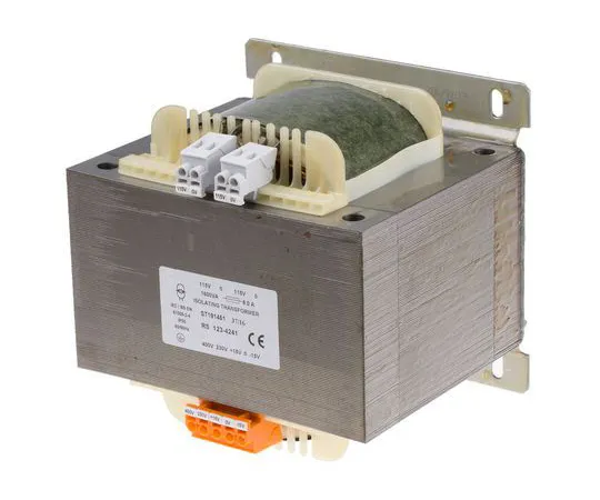 63-6891-53 RS PRO 1600VA Isolation Transformer, 15 V ac, 230 V ac, 400 V ac, 0 → 230 → 400 V ac Primary, 2 x 115V ac 123-4241