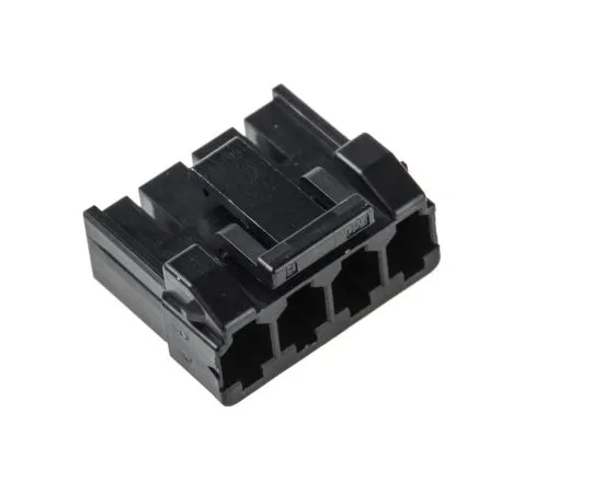 63-6775-68 Connector Housing Female 4 Pole 1 Row 3.96 mm EnerBee DF63 Series 1 Bag (10 Pieces) DF63-4S-3.96C