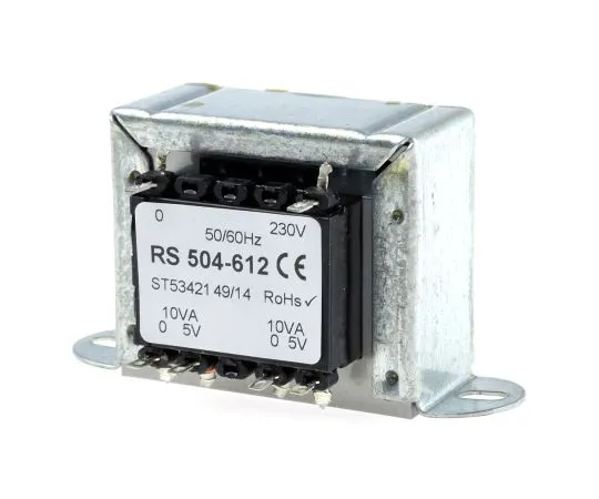 63-6680-58 RS PRO 20VA 2 Output Chassis Mounting Transformer, 5V ac 504-612