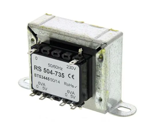63-6680-77 RS PRO 12VA 2 Output Chassis Mounting Transformer, 5V ac 504-735