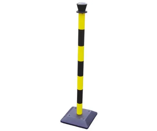 63-6679-62 RS PRO Black & Yellow Retractable Bollard, Post 503-732