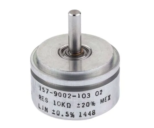 63-7351-20 Vishay 1 Gang Rotary Conductive Plastic Potentiometer with a 3.18 mm Dia. Shaft, 10kΩ, ±20%, 1W, Linear 157S103MB9002 157S103MB9002