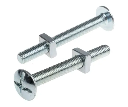 63-6611-29 Bright Zinc Plated Steel Roofing Bolt, M8 x 70mm 277-749