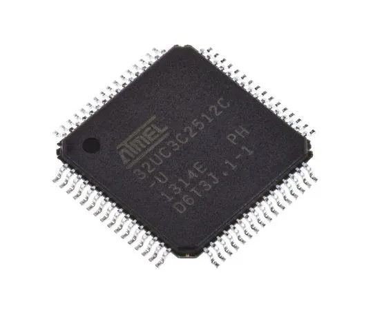 63-7013-82 Microchip AT32UC3C2512C-A2UT, 32bit AVR32 Microcontroller, 66MHz, 512 kB Flash, 64-Pin TQFP AT32UC3C2512C-A2UT