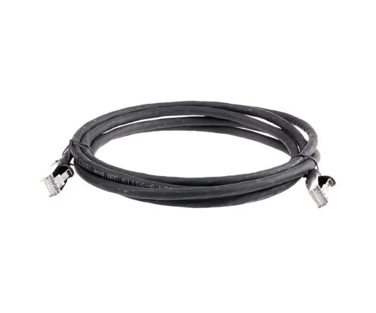 63-6702-66 RS PRO Black Cat6 Cable, F/UTP, Male RJ45/Male RJ45, Terminated, 2m 556-348