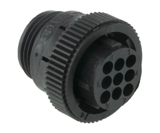 63-7354-65 TE Connectivity CPC Series 1 Series Cable Mount Connector, 9 contacts Socket 182645-1