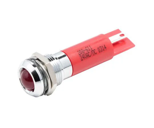 63-6585-27 RS PRO Red Indicator, 24 V ac/dc, 12mm Mounting Hole Size, Solder Tab Termination, IP67 208-611
