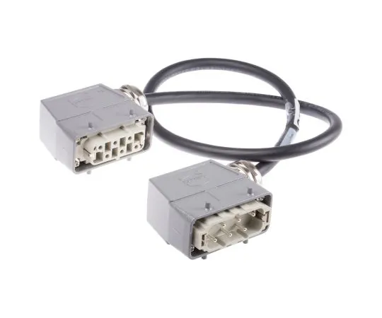 63-6848-44 Heavy-duty Power Connectors Han HSB Series Male to Female 6 Pole s 9 A 600 V 20871443002100