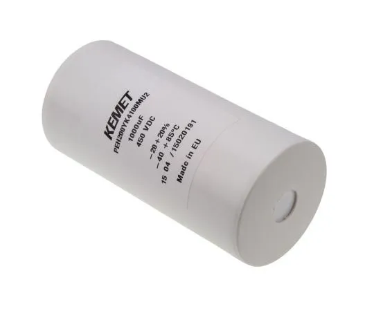 63-7351-70 KEMET 1000μF 450V dc Aluminium Electrolytic Capacitor, Chassis Mount 51.6 x 106.5mm +85°C 51.6mm 106.5mm PEH200YK4100MU2