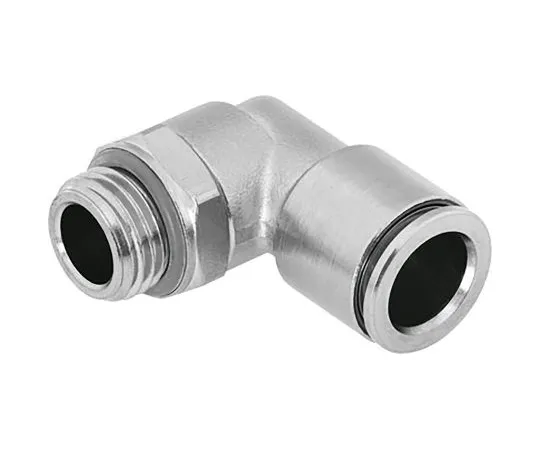 63-6994-82 Festo Elbow Connector, G 1/4 Male, Push In 8 mm NPQH-L-G14-Q8-P10