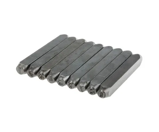 63-6605-10 RS PRO 6mm x 9 Piece Engraving Punch Set, (0 → 9) 251-788