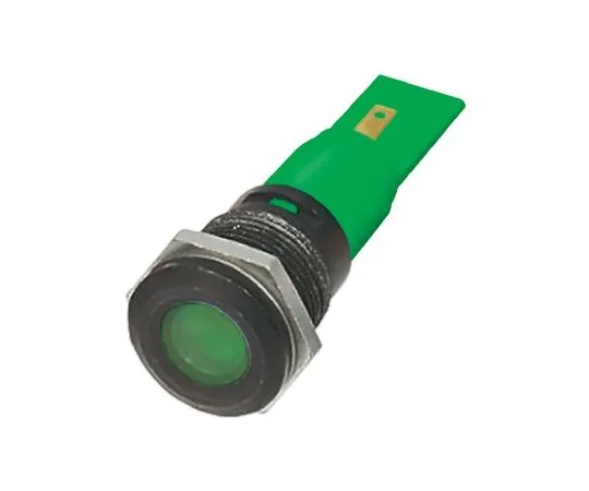 63-6585-04 RS PRO Green Indicator, 24 V ac/dc, 16mm Mounting Hole Size, Solder Tab Termination 208-318