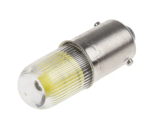63-6588-09 LED Reflector Bulb, BA9s, Yellow, Multichip, 11mm dia., 24V dc 212-339