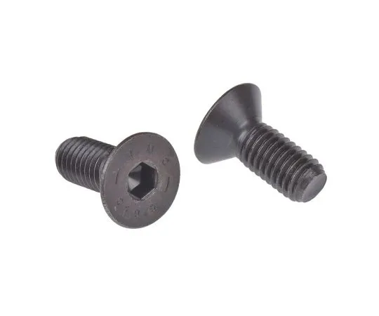 63-6612-92 RS PRO M8 x 20mm Hex Socket Countersunk Screw Black, Self-Colour Steel 281-552