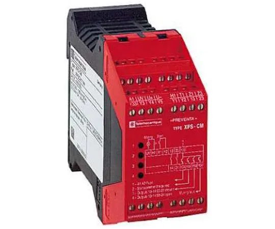 63-6973-31 Telemecanique Sensors XPS CM 24 V dc Safety Relay XPSCM1144P