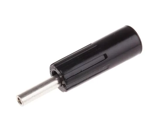 63-6749-63 RS PRO Black Male Banana Plug - Solder Termination, 50V, 10A 103-7621