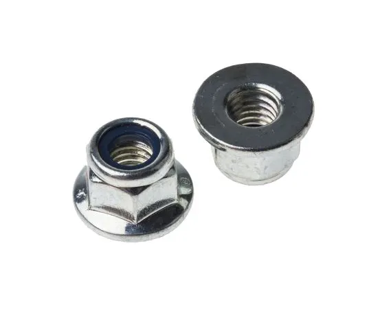 63-6609-77 RS PRO, M6, Bright Zinc Plated Steel Nylon Insert Lock Nut 275-614