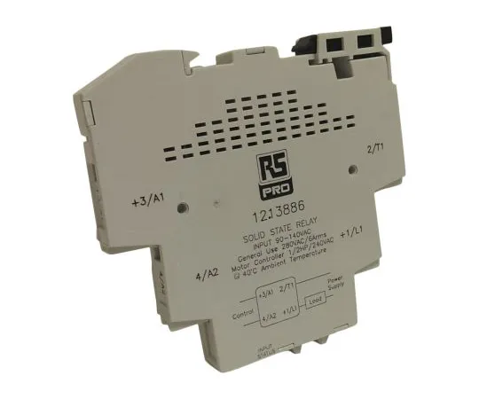 63-6789-87 RS PRO 6 A SP Solid State Relay, DIN Rail, 60 V dc Maximum Load 121-3885