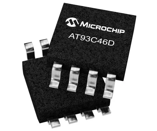 63-7014-61 Microchip AT93C46DN-SH-B, 1kbit Serial EEPROM Memory 8-Pin SOIC Serial-3 Wire AT93C46DN-SH-B