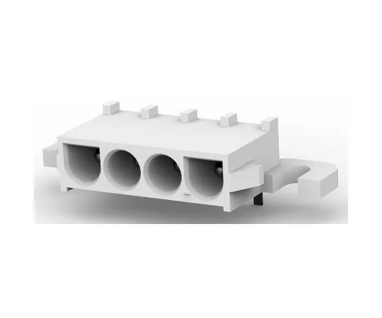 63-6690-28 Headers for connecting boards Maiten lock 4 poles 6.35 mm right angle 1-350944-0