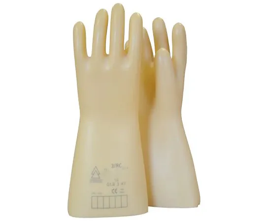 63-7025-27 Sibille GLE 41 Insulating Latex Electrical Safety Gloves, size 9, Beige GLE41-4/09