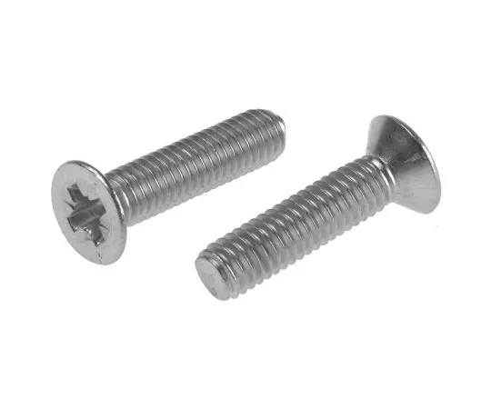 63-6696-56 RS PRO, M6 Countersunk Head, 25mm Stainless Steel Pozidriv A2 304 Plain 529-056