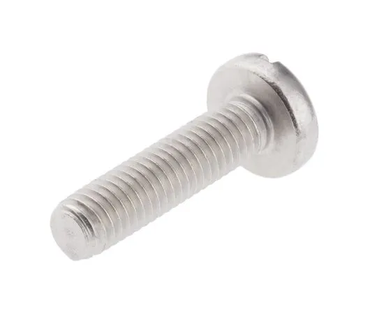 63-6576-04 RS PRO, M5 Pan Head, 20mm Stainless Steel Slot A4 316 Plain 189-478