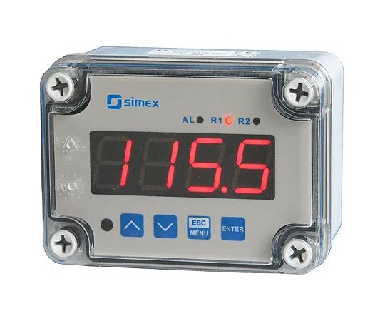 63-6971-91 Simex SRT-N118-XA 24VDC , Digital Digital Panel Multi-Function Meter for Temperature, 80mm x 110mm SRT-N118-XA 24VDC